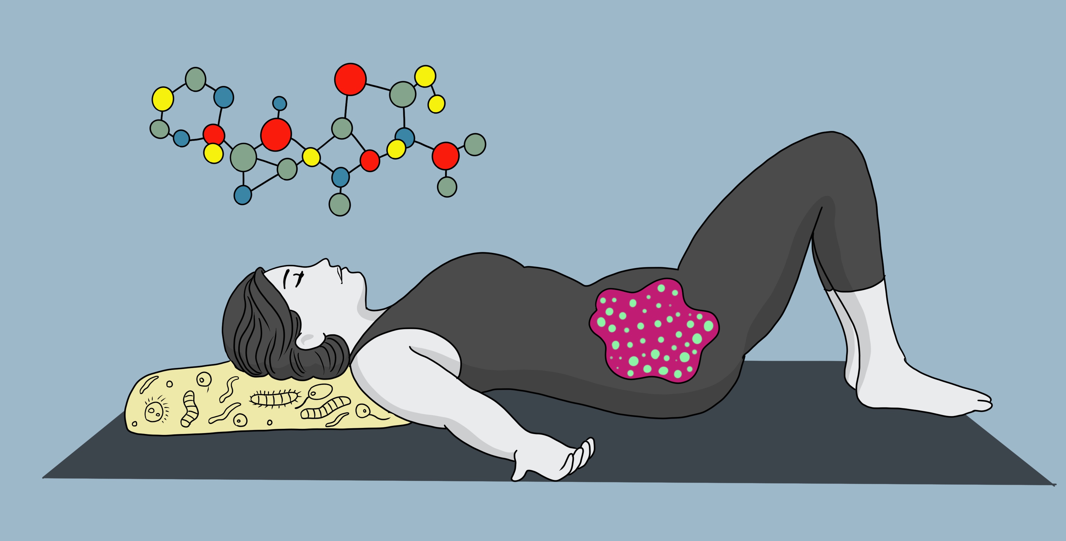 Exercise 1: Lying on a bolster for detox